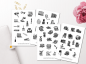 Preview: Vintage Objects Sticker Set